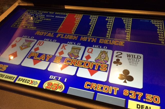 Video Poker — Payout at Odds 2 Video Poker — Payout at Odds 2